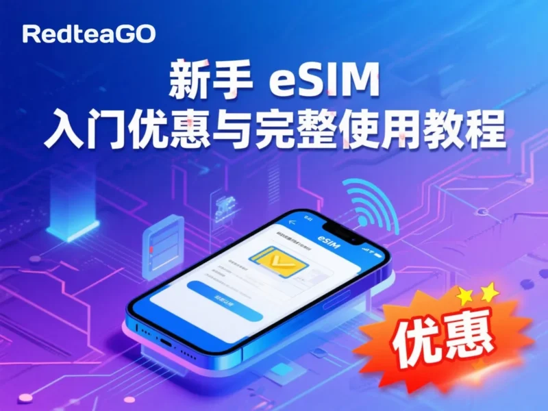 RedteaGO 新手 eSIM 入门优惠与完整使用教程-造物ZAOWU